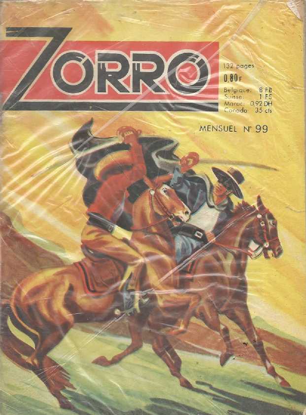 Scan de la Couverture Zorro n 99
